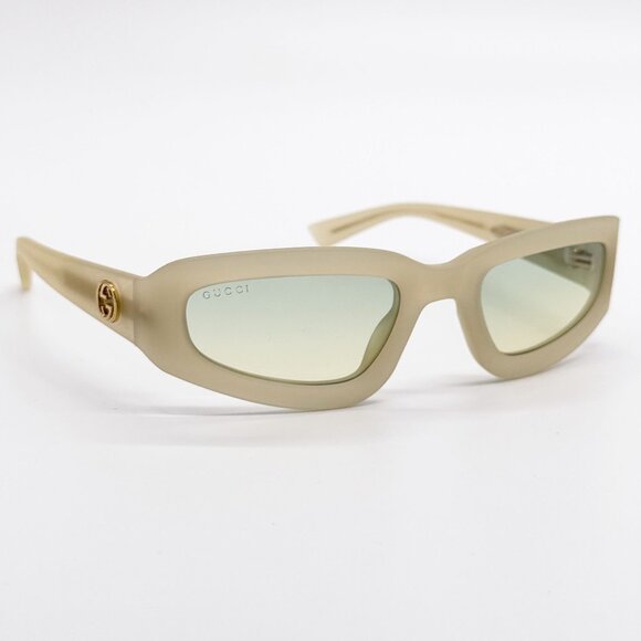 NEW GUCCI GG1787S 005 WOMEN WHITE BLUE SUNGLASSES GUCCI - Picture 5 of 10